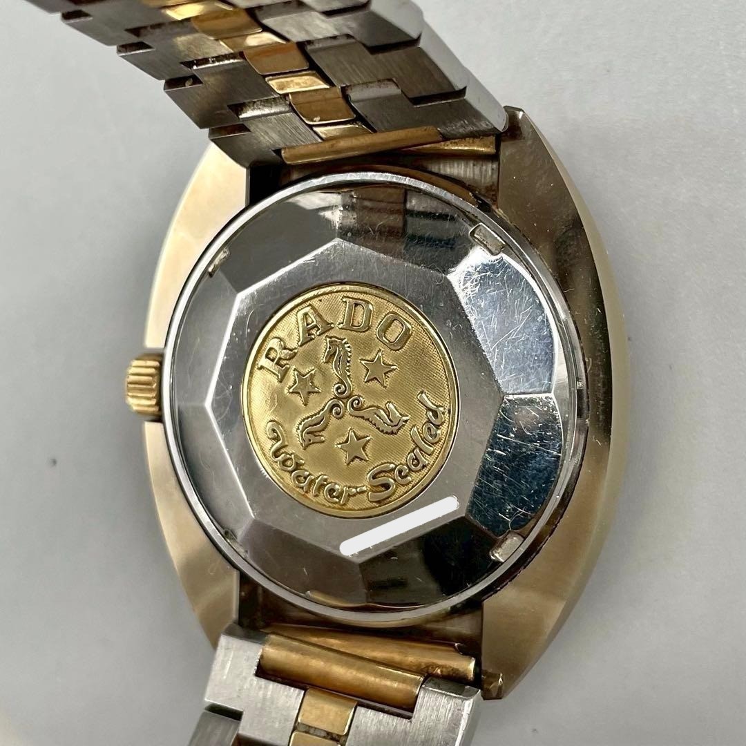 Excellent + ] Vintage RADO BALBOA V Gold Date Mens Automatic Watch