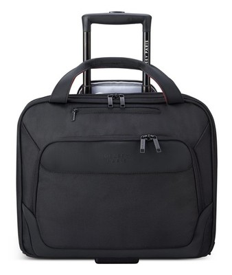 DELSEY PARIS Parvis Plus 2 Rolls Trolley-Boardcase Trolley Black schwarz rot