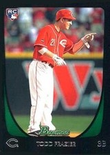 Todd Frazier 2011 Bowman Draft Picks & Prospects 35 Reds Rookie Baseball Card. rookie card picture