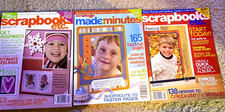 Scrapbooks etc. / Made In Minutes Scrapbooking Magazines Lot of 3