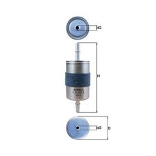 Kraftstofffilter Mahle KL 1055 für Volvo Polestar