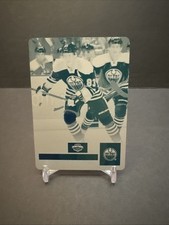 2014 Panini 2011-12 CARD #83 CYAN PRINTING PLATE - ALES HEMSKY OILERS RARE 1/1