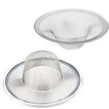 2 pcs Heavy Duty Stainless Steel Slop Basket Filter Trap, 2.75" Top / 1" Mesh...