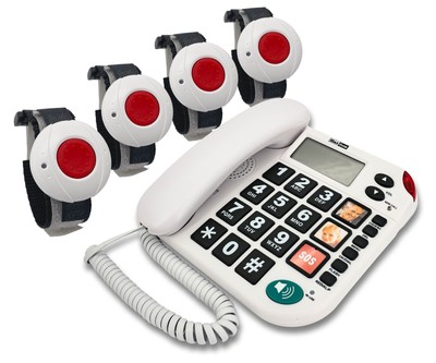 PRO+(G-TELWARE )(Weltneuheit) Silence SOS Technik Seniorentelefon Notruf 2024er/