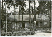 DDR-Foto-AK HEIDESEE Pionierlager M. I. KALININ am Frauensee, Krankenstation '68