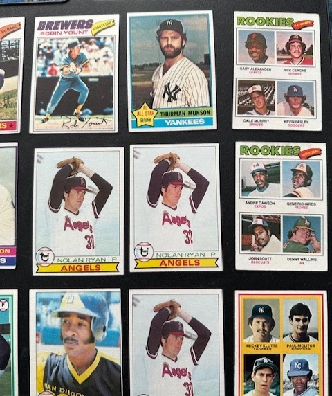 Lote de (18) tarjetas de béisbol vintage Topps 1976-84 - HOFs - Ver detalles - (VG-EX) Foto 4 de 4