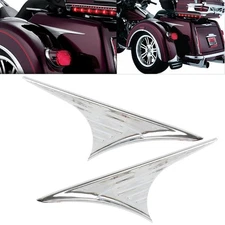 Rear Trunk Side Accents Trim For Harley Tri Glide Ultra FLHTCUTG Trike FLHXXX