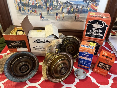 #ad #ad Vintage Mixed Lot Aladdin Model #23 Burners Wicks Models 15 8 Mantle 12 A B C 21 $209.00