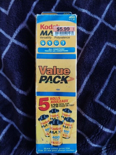 Kodak Ultramax 400 35mm 5 Pack of 24 Exposure Film Rolls Exp. 01/2011 NOS
