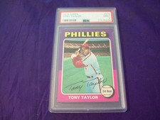 1975 TOPPS #574 TONY TAYLOR PSA 9