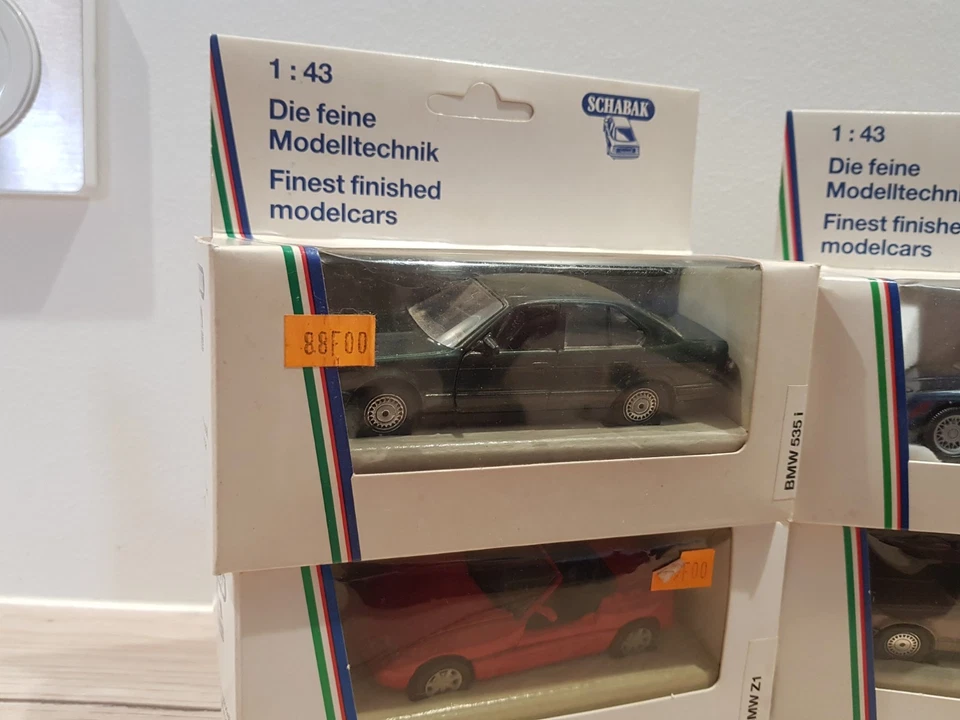 SCHABAK 1/43 ENSEMBLE DE 7 BMW - Photo 4/4