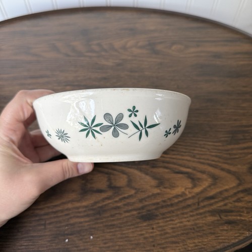 "Cuenco de cereal blanco vintage Homer Laughlin Best China EE. UU. con diseño floral 5,5""x2""" - Imagen 4 de 7