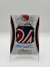 2025 Panini Flawless NOLAN SCHANUEL #FPA-NS 4 Patch Autograph Emerald /5