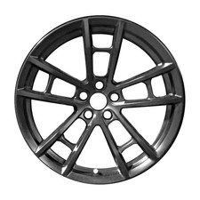 Aluminum Wheel Painted Black 20x9.5 5x115 6dd07vxwab Refurbished
