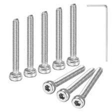 50-Pack M2 x 16mm Hex Socket Head Cap Screws Bolts with Hex Wrench for Repair