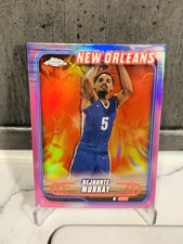 2024-25 Topps Chrome Dejounte Murray Pink Refractor #73