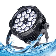 Outdoor Waterproof Par Lights, IP65 Stage Light, LED Uplights with DMX512 Sou...