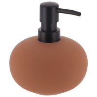 FlüSsigseifenspender Seifenspender Spenderflasche Braun 425Ml Steingut Praktisch