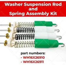 NEW  OEM GE WH16X26911 & WH16X26910 Set of 4 Washer Susp Rod&Spring Kit