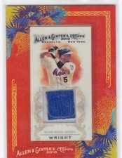 2010 Topps Allen & Ginter Mini Framed Relic David Wright #AGR-DWR