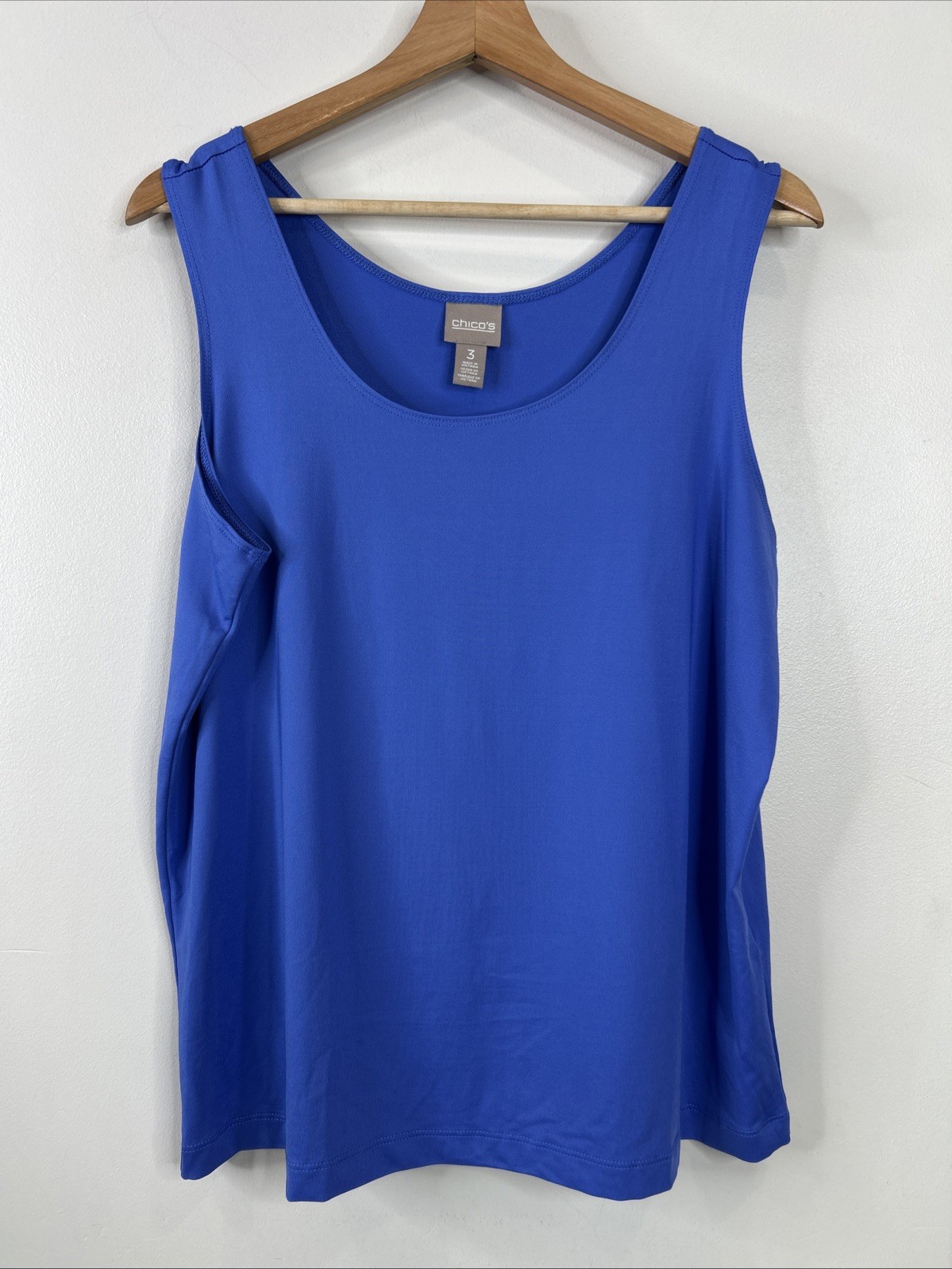 Chico’s Timeless Tank Top Basic Bluish Purple Cla… - image 1