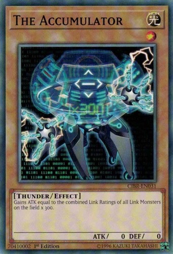 The Accumulator - CIBR-EN031 - Common - 1st Edition Near Mint Yugioh! Card