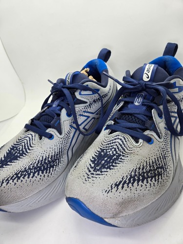 Asics Gel-Cumulus 25 Shoes Men's 9 Blue Grey Running Athletic Workout Sneakers - Picture 4 of 8