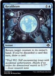 Recalibrate 057/303 Modern Horizons 2 Foil Common
