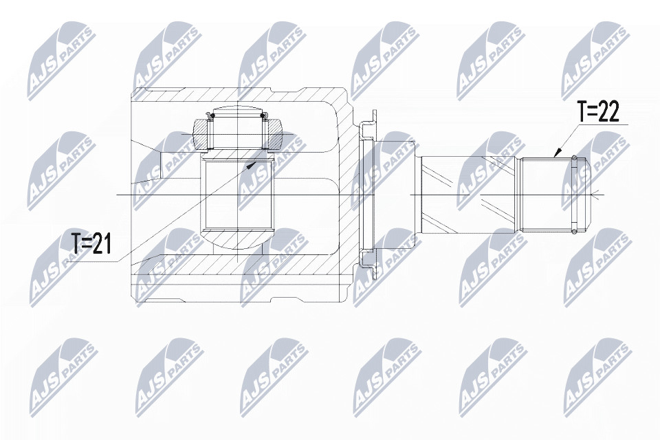 N.T.Y. NPW-PL-064.NTY Joint Kit, drive shaft for OPEL,VAUXHALL