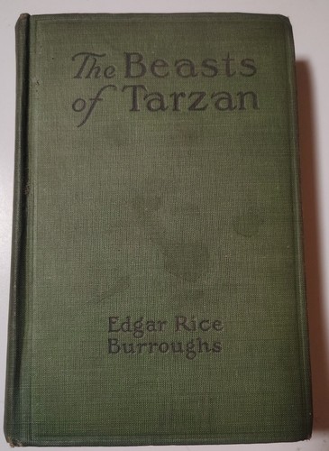 The Beasts of Tarzan 1916 Edgar Rice Burroughs First Edition Teen Chapter Book - Picture 1 of 17