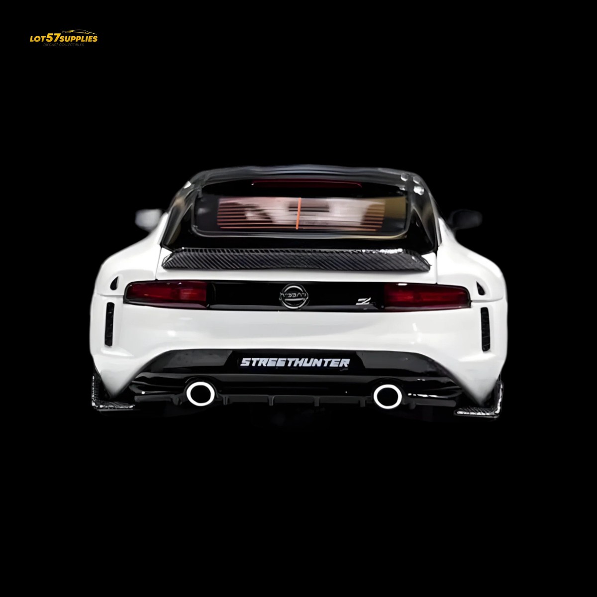 Error404 Nissan 400Z White Limited to 499 Units 1:64 Resin