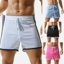 Stylish and Functional Mens Boxer Shorts Made from Lightweight Mesh Material