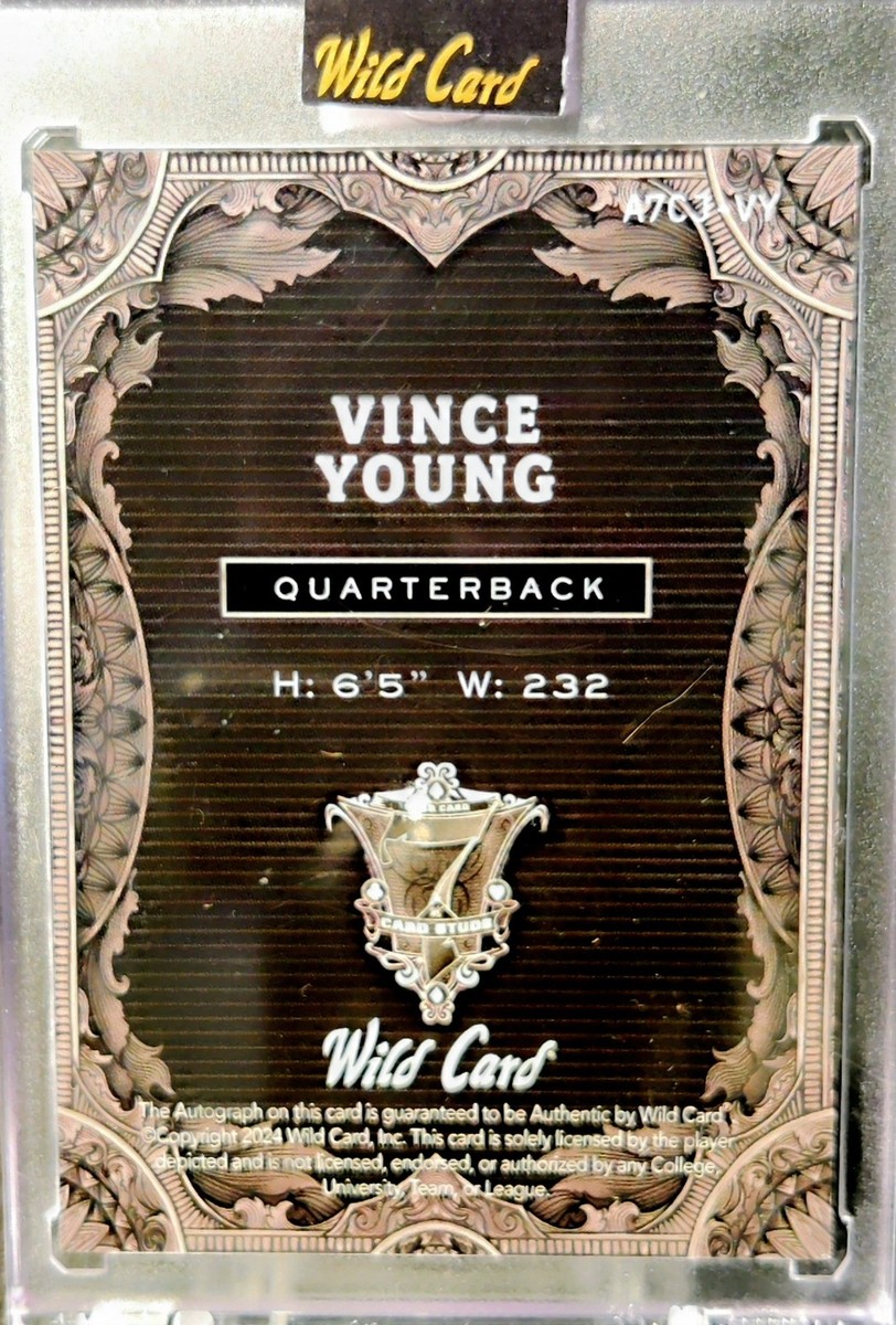2024 Wild Card 7 Card Stud Jokers Wild Auto - Vince Young