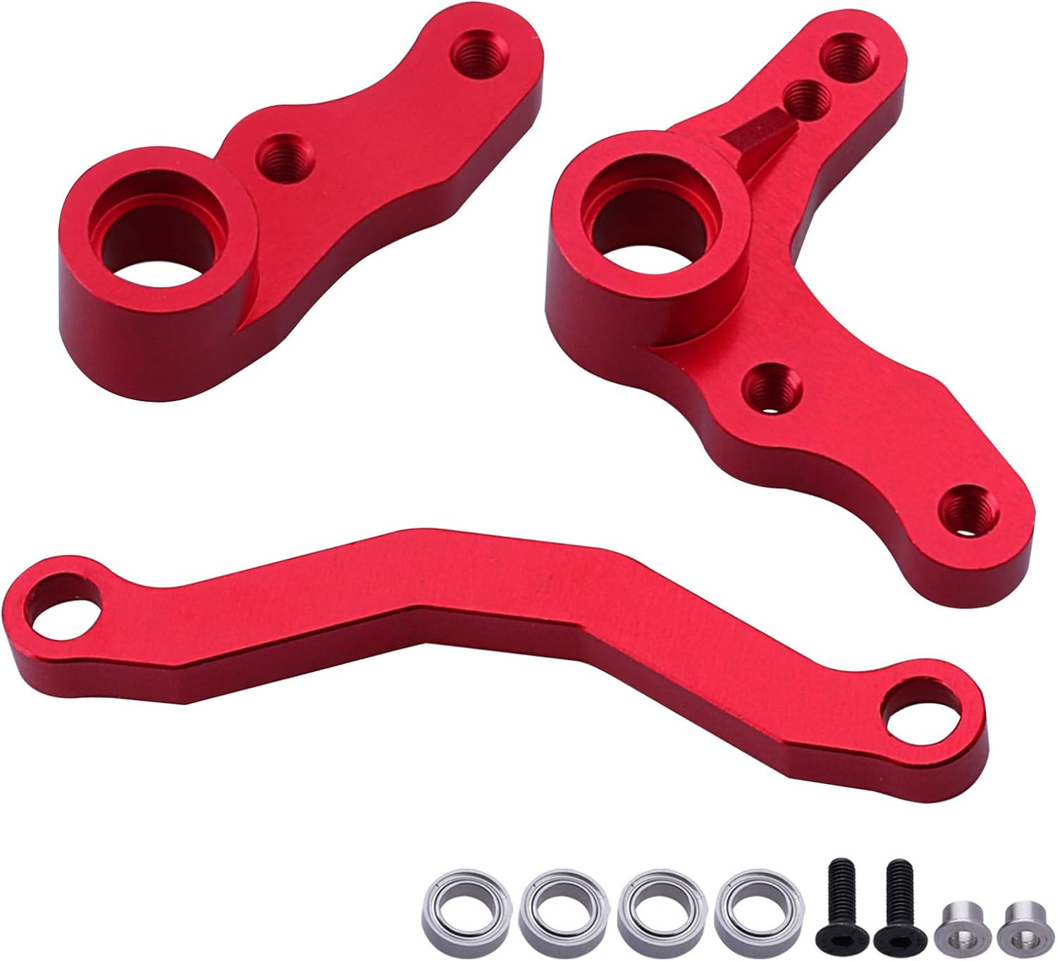 Aluminum Steering Assembly for 1/10 Redcat Blackout XTE Upgr