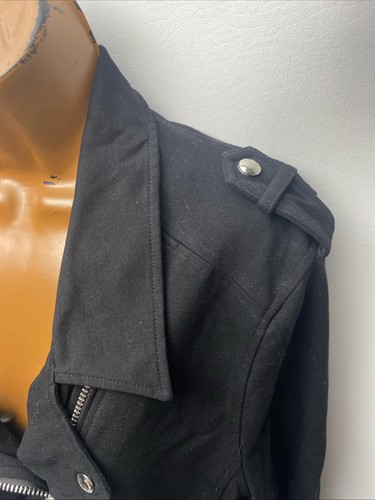 198 $ Blanknyc Moto Style Jacke Damen XXL schwarz Viskose Stretch Nordstroms gebraucht, in einwandfreiem Zustand - Bild 3 von 12