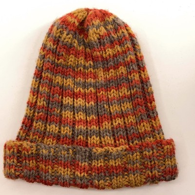 Autumn Fall Colors Home Knit Winter Cap
