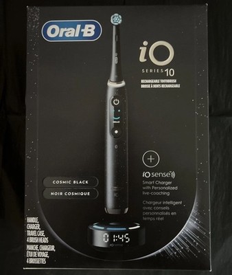 Oral-B iO Series 10 Cosmic Black 本体 Oral-B iO Series 9 Electric Toothbrush with 4 Brush Heads