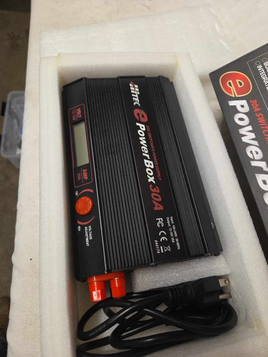 Hitec ePowerBox 30 - 30amp AC Power Supply 44174 for sale online