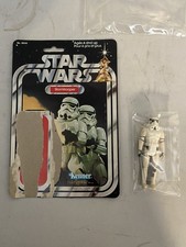 Star Wars Vintage Original 1977 Stormtrooper - With 12 Back And Blaster