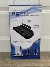 PS5 Multifunctional Cooling Stand Dual Controller Charger Vertical Dock Headset
