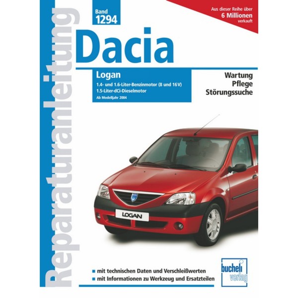 Dacia Logan 2004-2013 Typ Sd Reparaturanleitung/Handbuch Bucheli Verlag-image