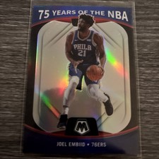 2021-22 Panini Mosaic - 75 Years of the Nba Joel Embiid #80