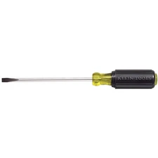 Klein 6 Inch Heavy Duty 1 4 Inch Cabinet Tip Screwdriver Cushion Grip Handle
