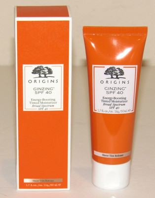 Origins Ginzing Energy-Boosting Tinted Moisturizer SPF 40 1.7 Oz 50 mL Full Size