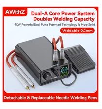 Awithz 9000W Portable Spot Welder 1330A Adjustable DIY 18650 Battery