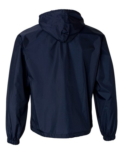 Augusta Sportswear Packable Half-Zip Pullover Jacket 3130 S-2XL Hooded Rain Coat - Picture 9 of 11