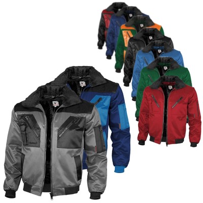 QUALITEX Pilotenjacke Arbeitsjacke Winter Jacke Fliegerjacke warme