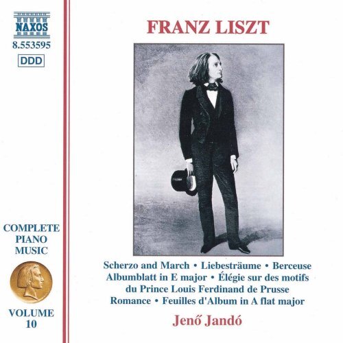 Jando Jeno - Works X Pf (Integral) Vol. 10: Scherzo And March, Libestraume: 3 No