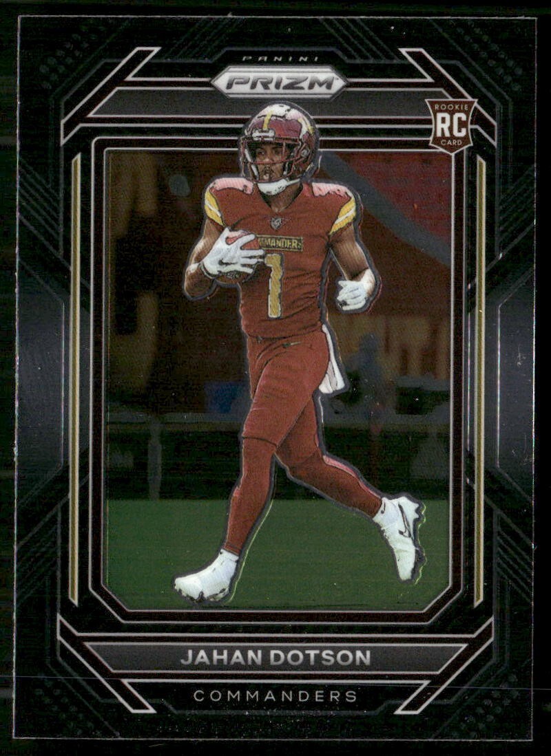 2022 Panini Chronicles - Prizm Black #PB-15 Jahan Dotson (RC)