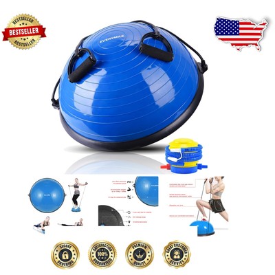 Durable PVC Balance Trainer with Anti-Skid Surface & Upper Body Resistance Bands